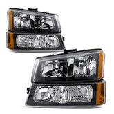 VehicleAid Headlights For 2003-2006 Chevy Silverado 3500